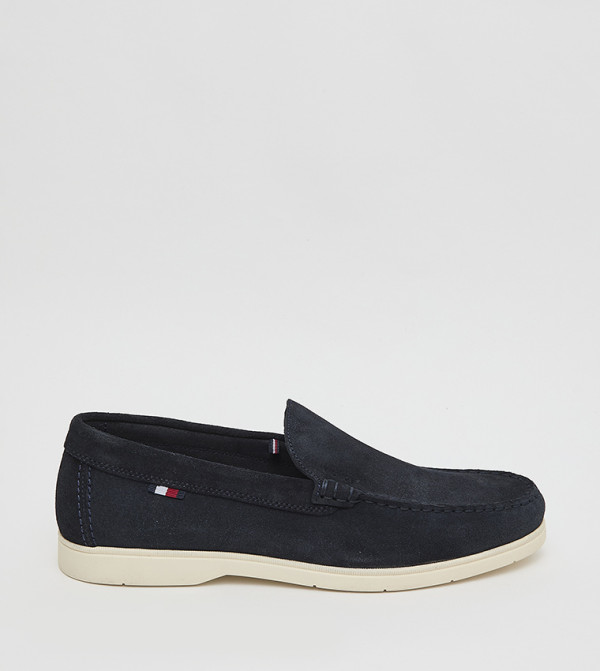 Solid Slip-On Loafers