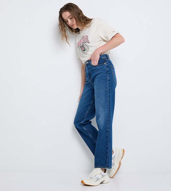 LAYLA Faded Straight Fit Jeans