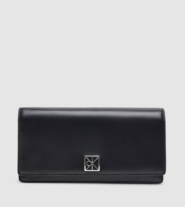 Monogram Flap Wallet