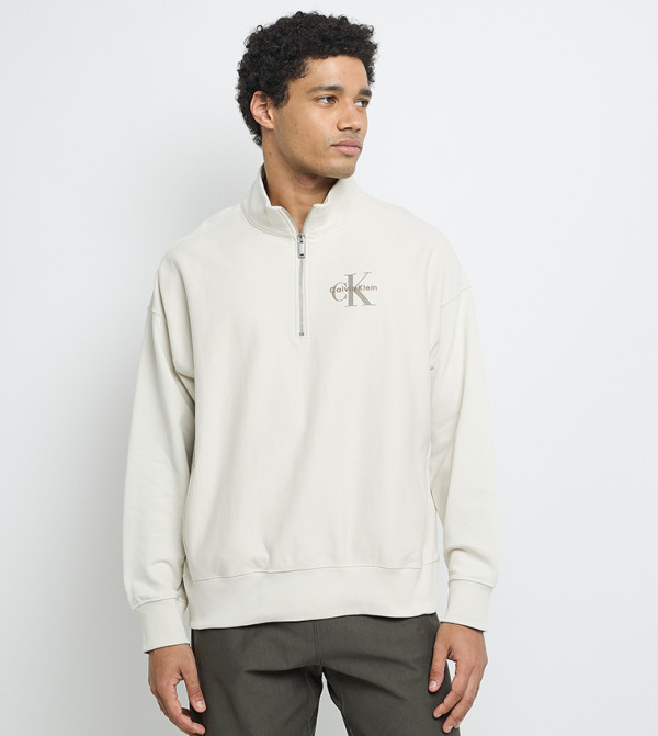 Graphic Crew Neck Oversized Sweatshirt
