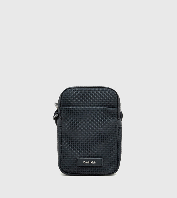 Embossed Woven Slim Reporter Bag