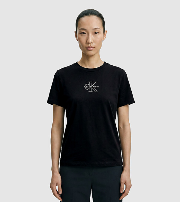 Logo Printed Crew Neck T-Shirt