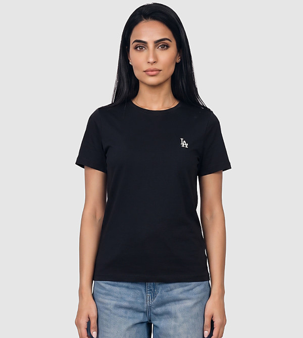 Embroidered Crew Neck T-Shirt