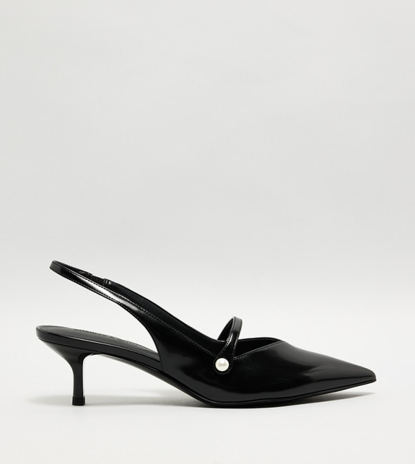 HELENA Pearl Detail Slingback Pumps