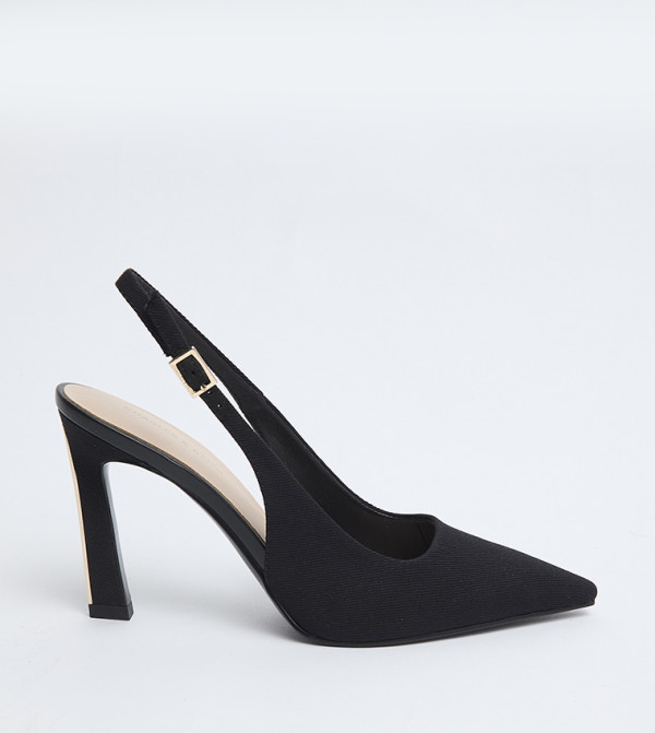 KERRA Solid Slingback Pointed Toe Pumps