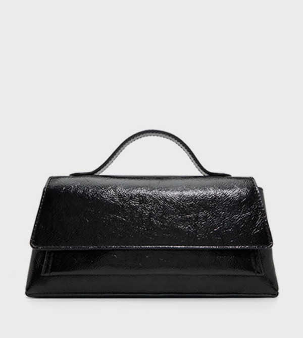 ANNALINA Textured Flap Handheld Bag