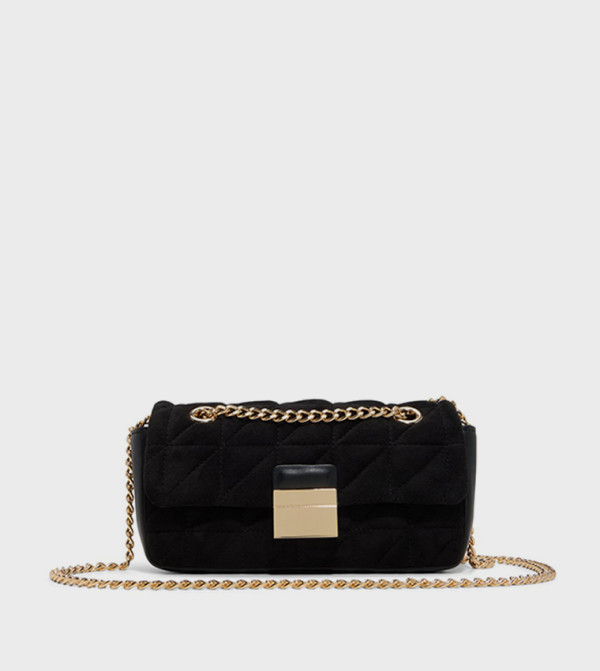 DIRA Quilted Flap Crossbody Bag