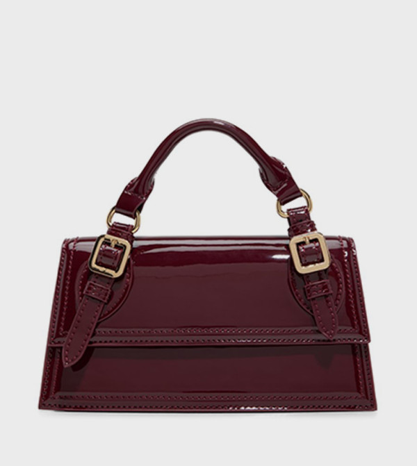 FAYYE Glossy Top Handle Bag