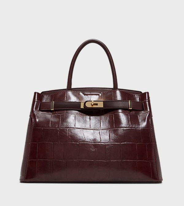 LEMERCIER Textured Satchel Bag