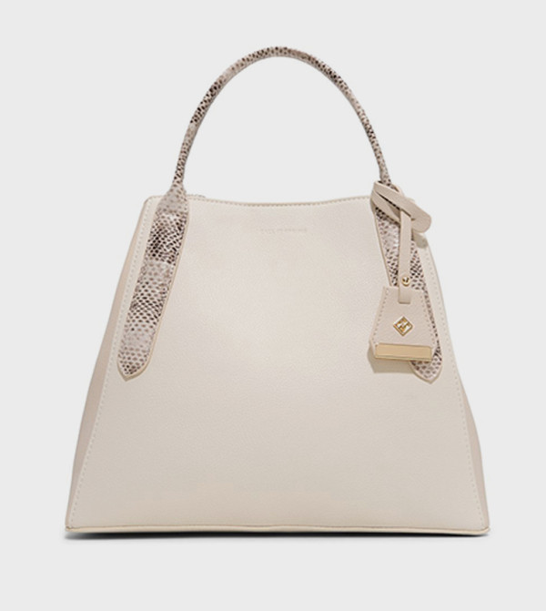 LOPBURI Snakeskin Handle Satchel Bag