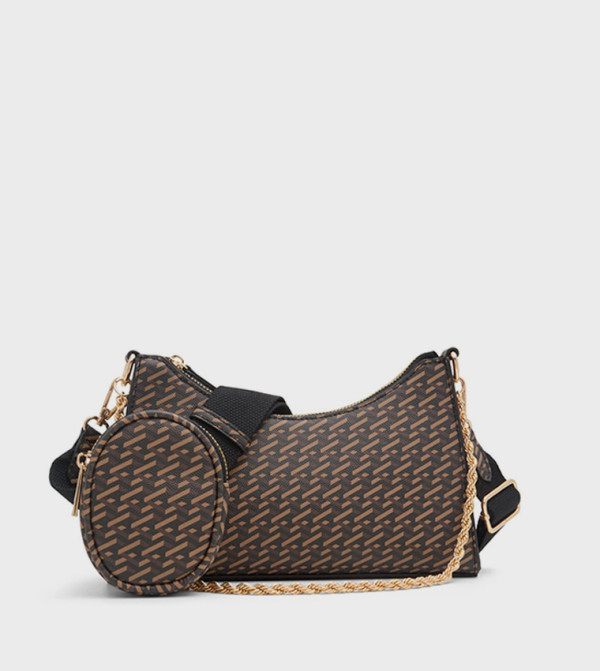 ADREDDIA Printed Crossbody Bag with Pouch
