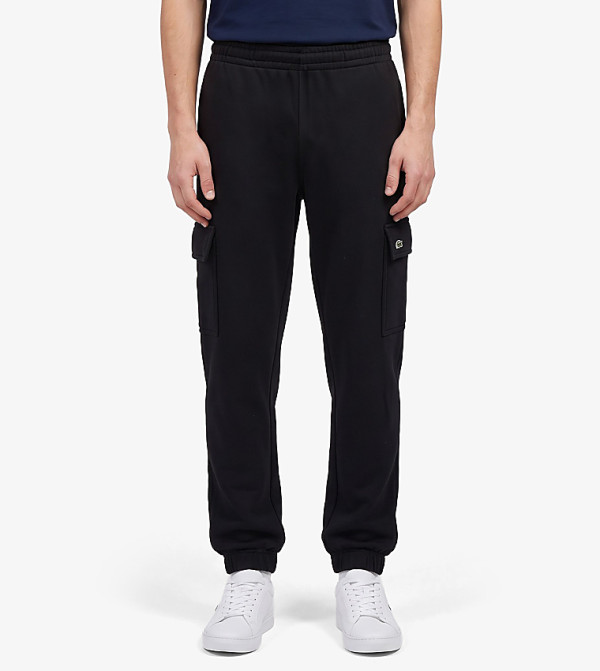 Logo Detail Elastic Waist Cargo Joggers