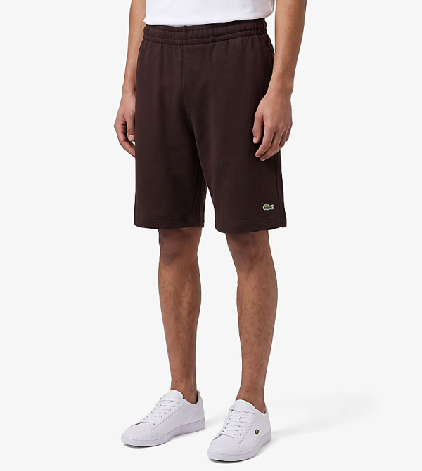 Logo Detail Elastic Waist Shorts
