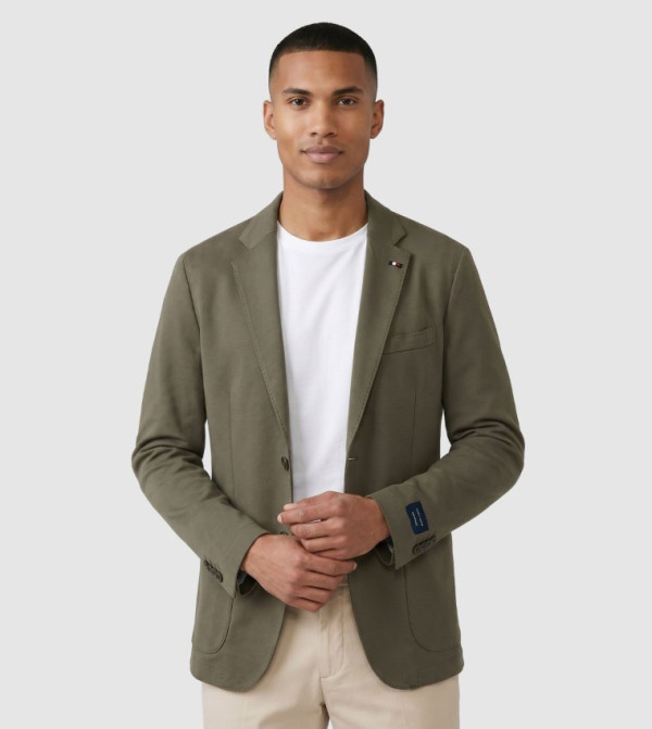 PUNTO Pocket Front Lapel Collar Blazer