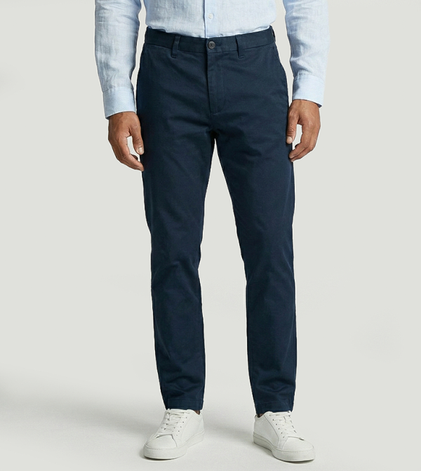 Solid Slim Fit Chinos