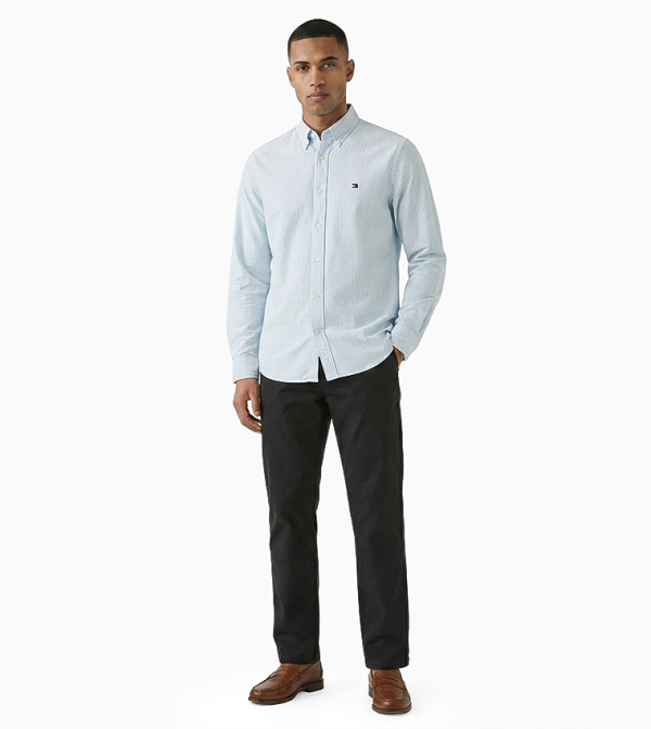 Striped Long Sleeves Heritage Oxford Shirt