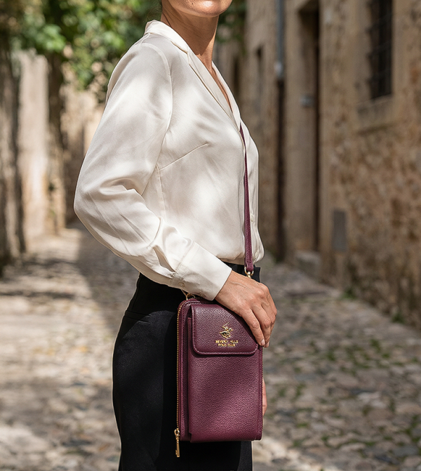 Logo Detail Phone Crossbody Bag