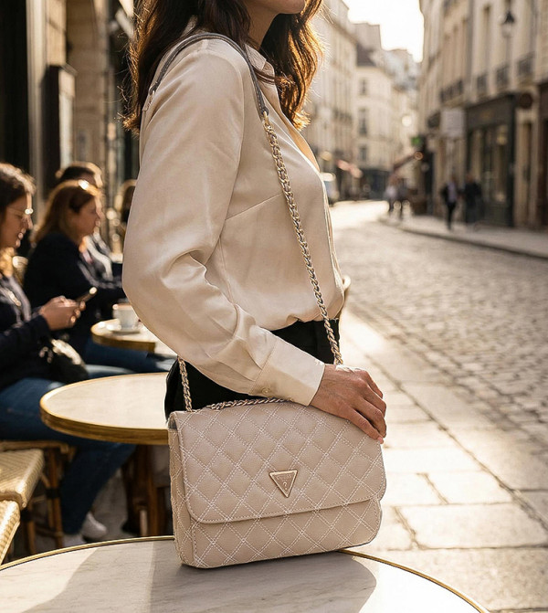 GIULLY II Quilted Convertible Shoulder Bag