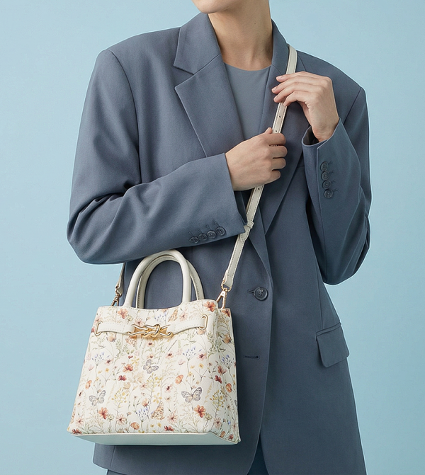 VALMIRA Printed Satchel Bag