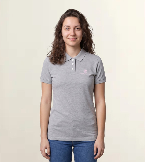 Solid Collared Regular Fit Polo T-Shirt