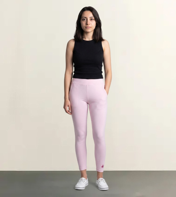 Solid Slim Fit Leggings