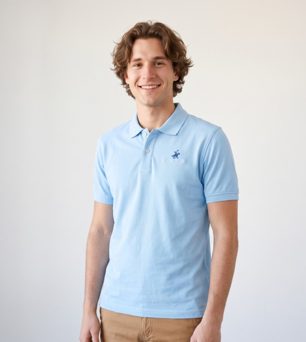 Logo Detail Polo T-Shirt