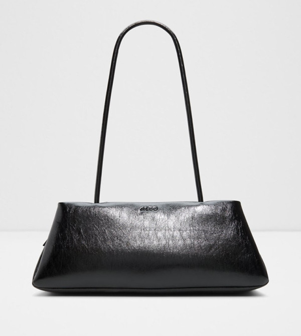 ALESIA Textured Zip Shoulder Bag