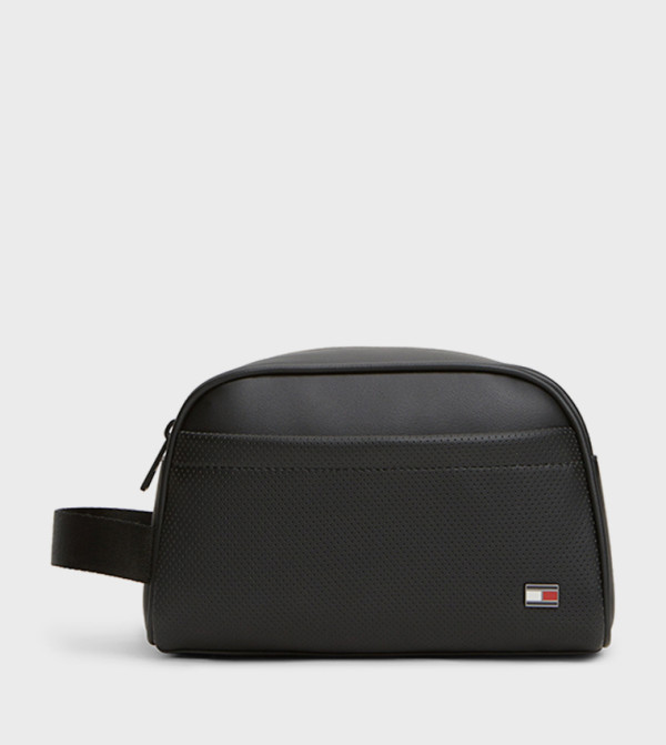 Textured Zip Toiletry Pouch