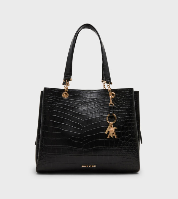 Croc Textured Shoulder Bag