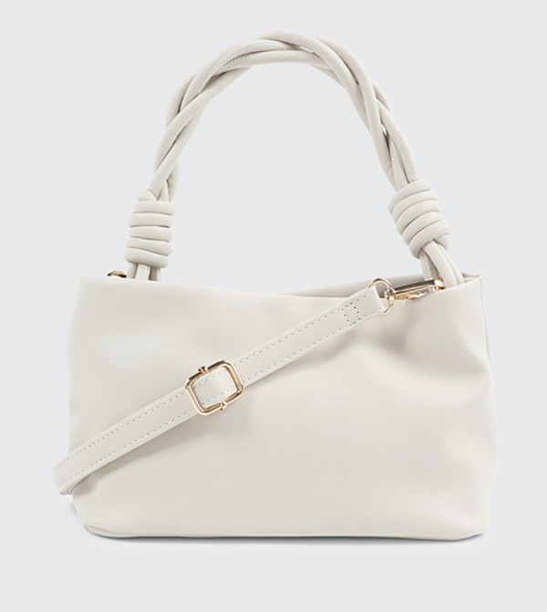 Braided Top Handle Bag