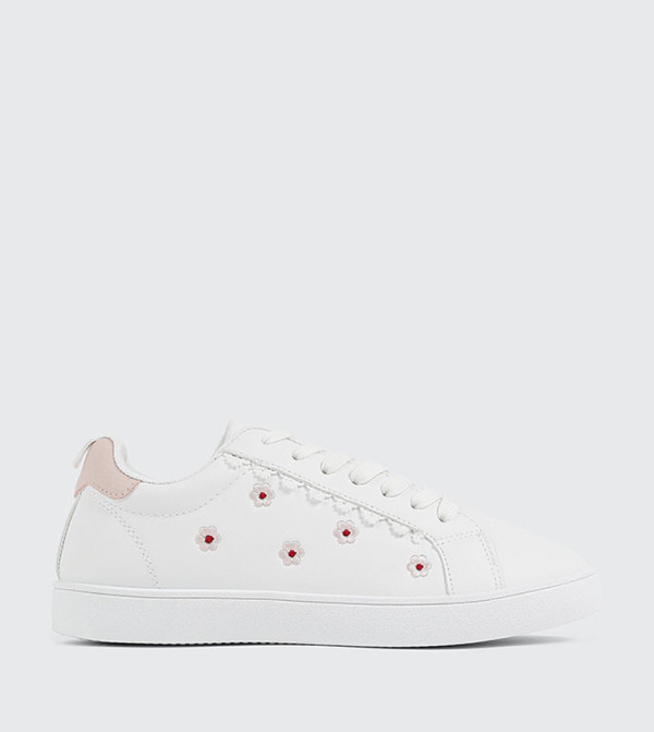 Floral Low Top Sneakers