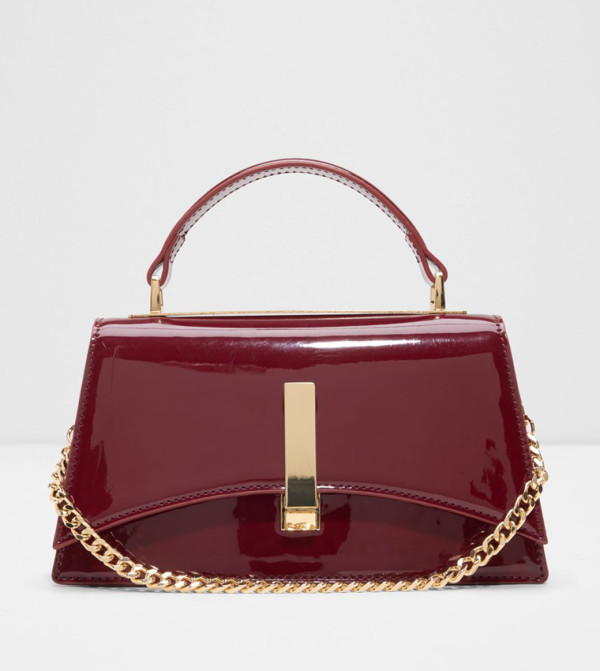 ARRABELLA Glossy Flap Top Handle Bag