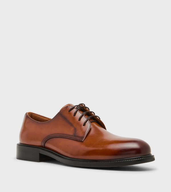 ASOTIN Solid Lace-Up Derbys