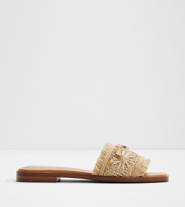 AURANA Embroidered Flat Sandals