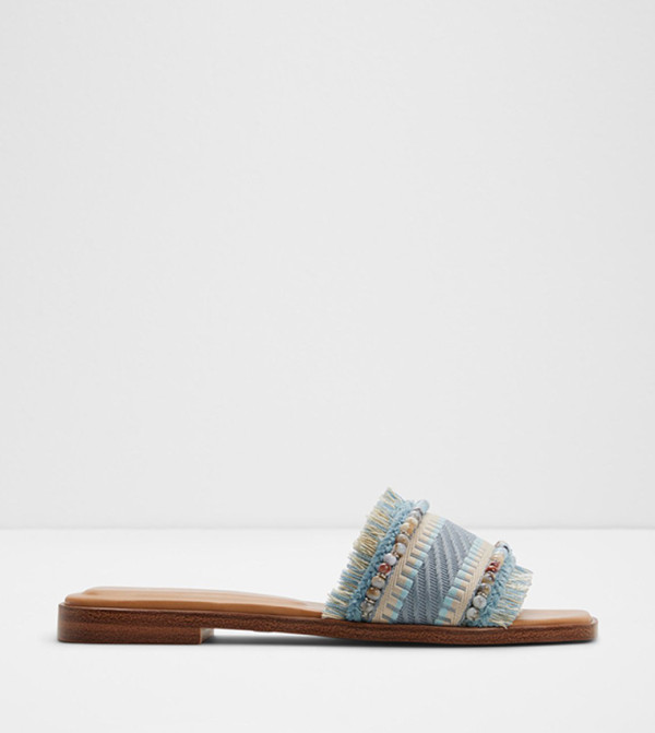AURANA Embroidered Flat Sandals