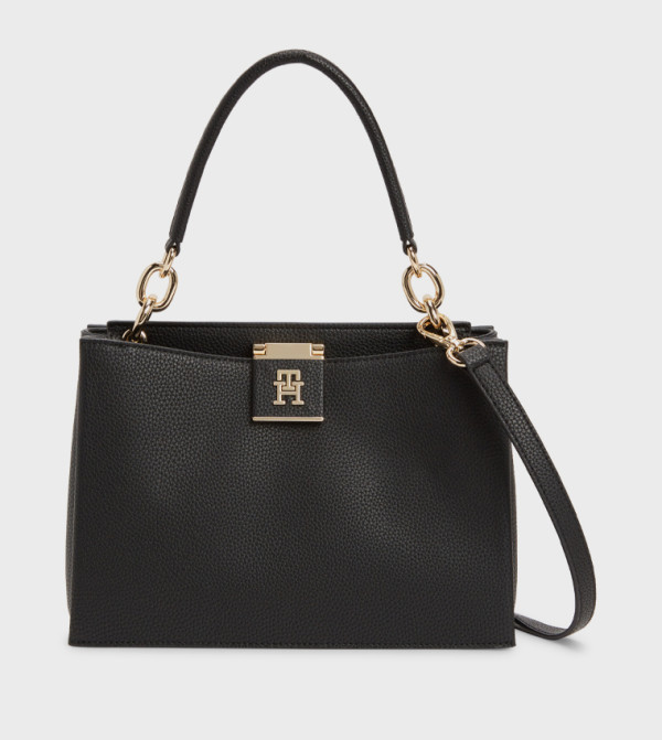 HER Monogram Satchel Bag, Medium