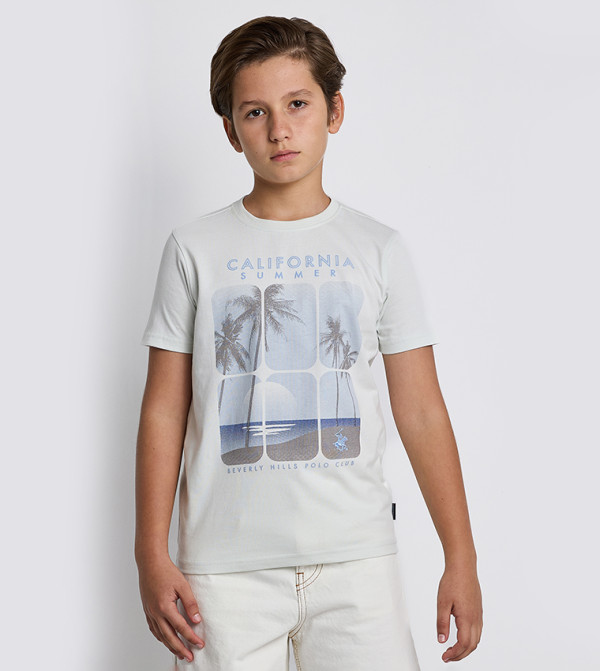 Graphic Printed Crew Neck T-Shirt