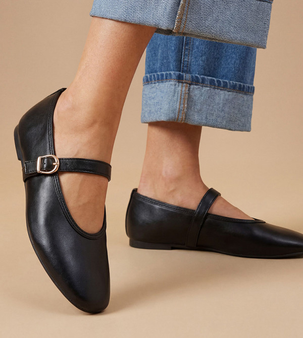 Mia Faux Leather Mary Jane Shoes