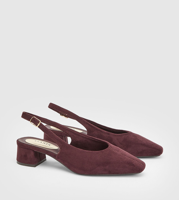 Willow Faux Suede Slingback Pumps
