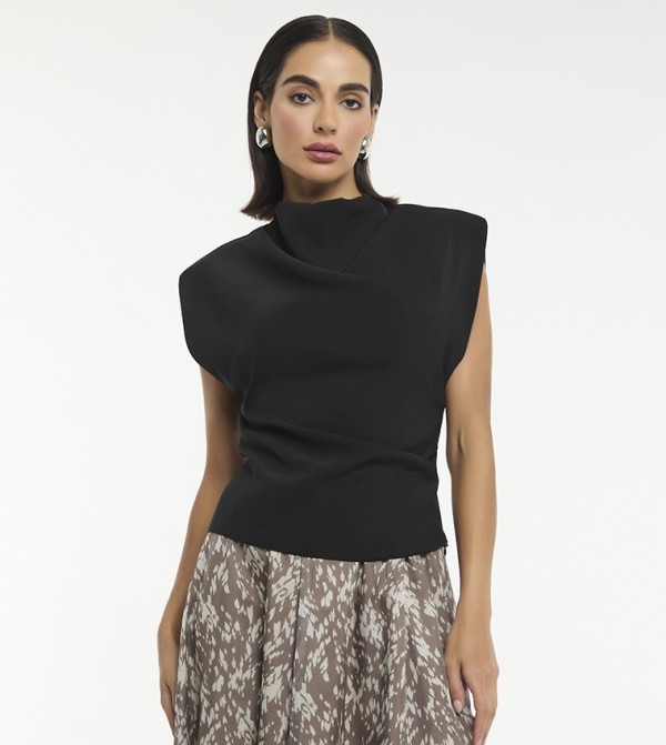 Solid Ruched Top