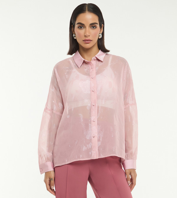 Patterned Long Sleeves Shirt