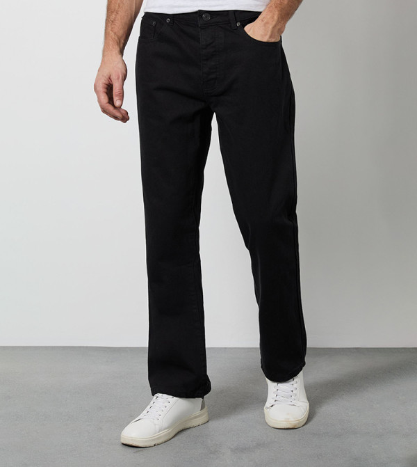 Washed Mid Rise Bootcut Jeans
