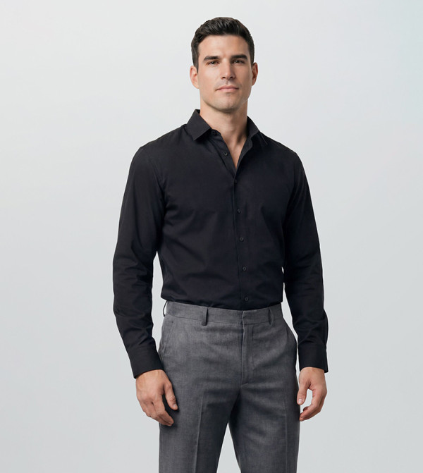 Plus & Tall Easy Iron Long Sleeves Shirt