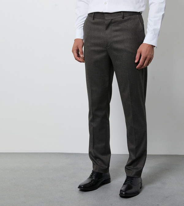 End On End Slim Fit Formal Trousers