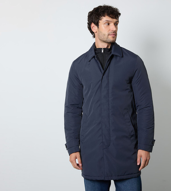 Insert Long Sleeves Padded Mac Jacket
