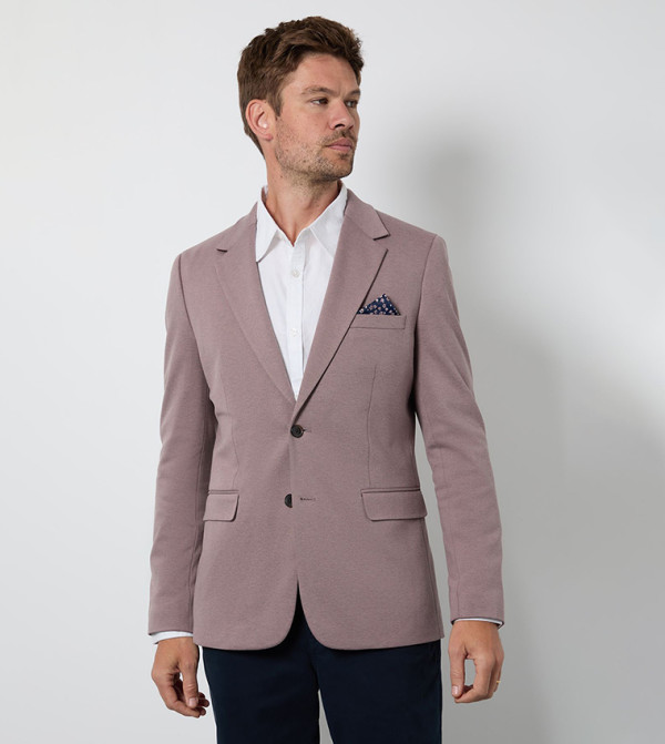 Dusty Birdseye Slim Fit Blazer