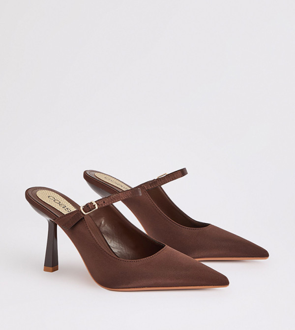 Hannah Satin Mary Jane Pumps