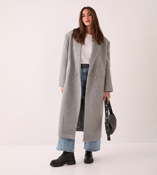 Double Breasted Smart Coat