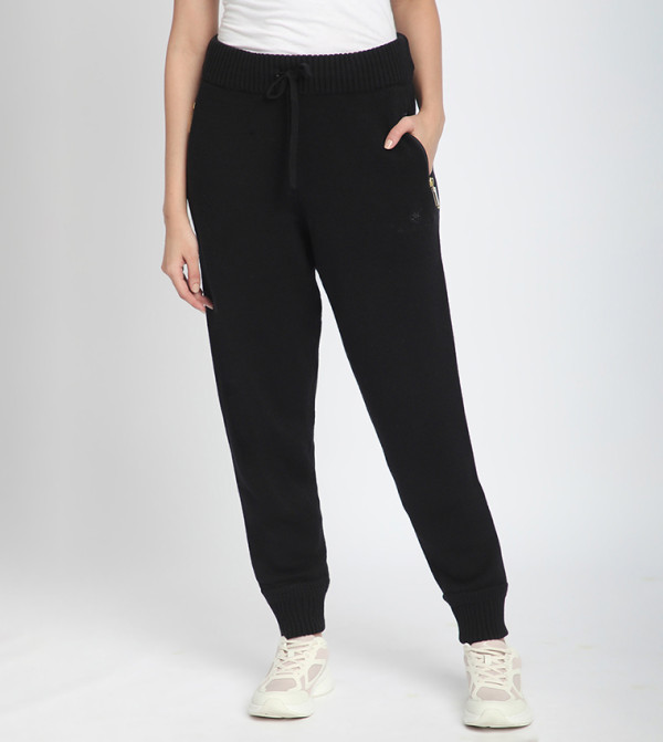 Knitted Drawstring String Joggers