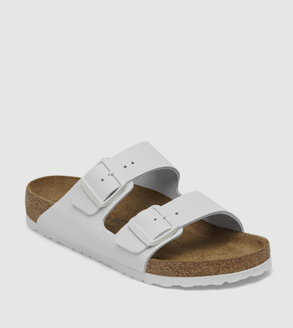 Arizona Natural Leather White - Narrow Fit